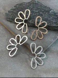 SOHI Set Of 2 Semi Floral Drop Earrings