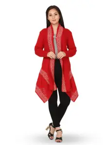 WOOL 4U Women Longline Shrug
