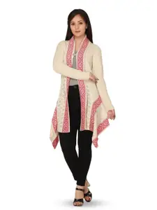 WOOL 4U Women Longline Shrug