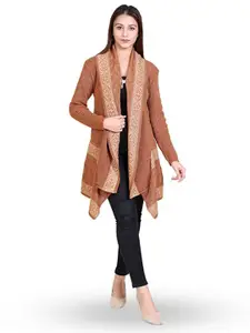 WOOL 4U Women Longline Shrug