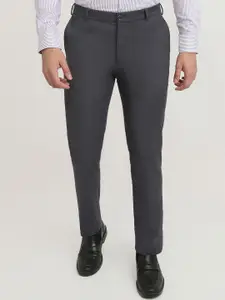 Raymond Men Slim Fit Mid-Rise Formal Trousers