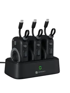 Portronics Power Shutter Home 3 x 10000mAh Fast Charging Wireless Powerbank