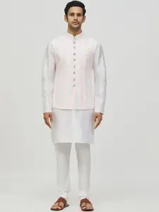 Arihant Rai Sinha Embroidered Mandarin Collar Nehru Jacket