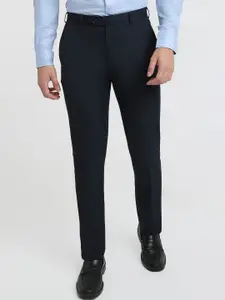 Raymond Men Contemporary Fit Flat Front Formal Trousers