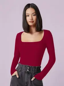 Dream Beauty Fashion Women Square Neck Top