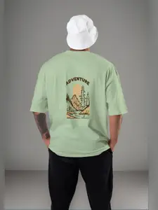 Moda Rapido Men Printed Graphic Oversize Cotton T-shirt
