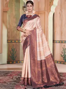 SGF11 Woven Design Zari Pure Silk Kanjeevaram Saree