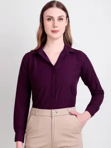 RARE CAMEL New Spread Collar Long Sleeves Slim Fit Formal Shirt