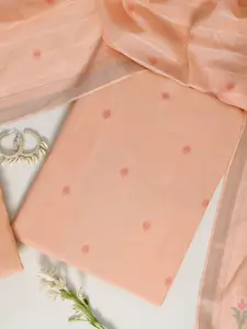 Libas Floral Embellished Unstitched Dress Material