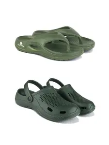 PENNEN Pack Of 2 Clogs Flip Flops