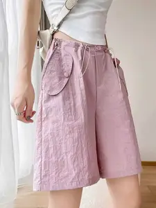 StyleCast x Revolte Women Regular Fit Mid-Rise Chino Shorts