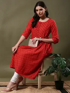 Anouk Women Floral Printed Kurta