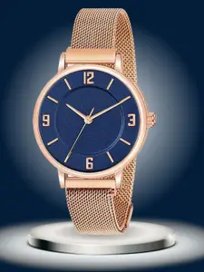 ON TIME OCTUS Women Dial & Stainless Steel Bracelet Style Straps Analogue Watch