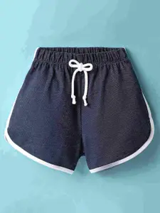 CrayonFlakes Girls Mid-Rise Cotton Shorts