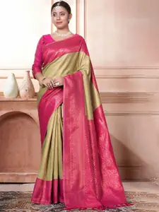 SGF11 Woven Design Zari Pure Silk Kanjeevaram Saree