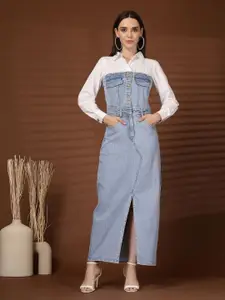 plusS Women Solid Maxi Dress