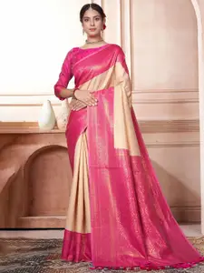 SGF11 Woven Design Zari Pure Silk Kanjeevaram Saree