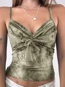 StyleCast x Revolte Women Solid Regular Crop Top