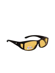 DEXENT COLLECTION Men Rectangle Sunglasses with UV Protected Lens Night Drive