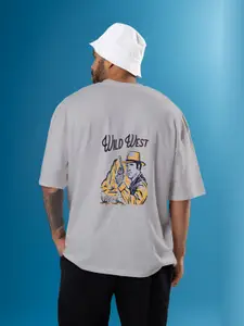 Moda Rapido Men Printed Graphic Oversize Cotton T-shirt