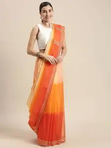 Geroo Jaipur Ombre Organza Saree