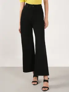 Vero Moda Women High-Rise Stretchable Bootcut Jeans