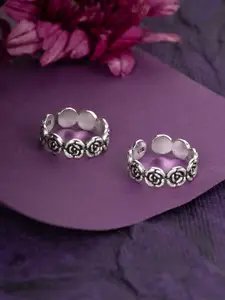 RACHIVA Oxidised Toe Rings