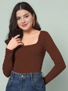 Dream Beauty Fashion Women Soild Regular full sleeve Top