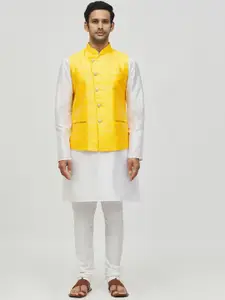 Arihant Rai Sinha Embroidered Mandarin Collar Nehru Jacket