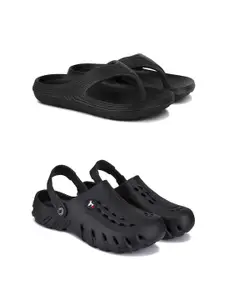 PENNEN Pack Of 2 Clogs Flip Flops