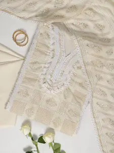 Libas Floral Printed Unstitched Dress Material