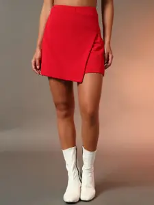 Trend Arrest Cross Over Skorts Mini Skirt