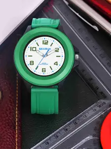 Killer Men Brass Dial & Straps Analogue Watch Timewear 8011GW White Dial Premium Designer