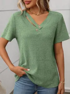 StyleCast x Revolte Women Solid Regular Top