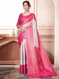 SGF11 Woven Design Zari Pure Silk Kanjeevaram Saree