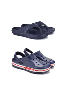 DRACKFOOT Men Pack Of 2 Flip Flops