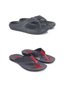 PENNEN Men Set Of 2 High Quality & Soft Sandals