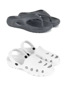 DRACKFOOT Men Pack Of 2 Flip Flops