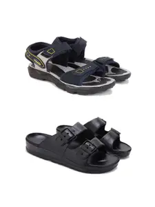 PENNEN Men Set Of 2 Comfort Sandals