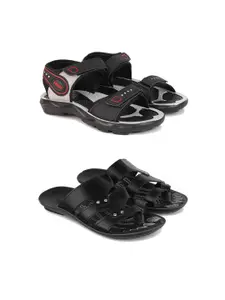 PENNEN Men Set Of 2 Sports Sandals