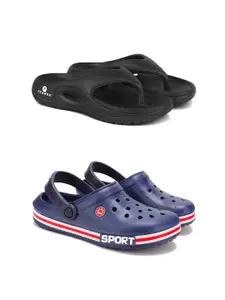 DRACKFOOT Men Pack Of 2 Flip Flops