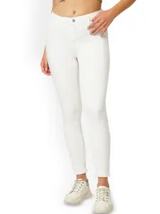 Kraus Jeans Women Skinny Fit Mid-Rise Jeans