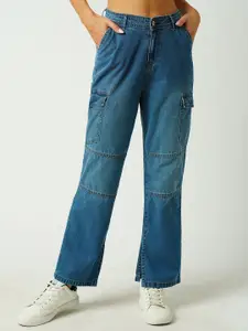 Kraus Jeans Women High-Rise Relaxed Fit Cargos