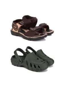 PENNEN Men Set Of 2 Comfort Sandals