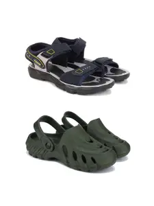 PENNEN Men Set Of 2 Sports Sandals