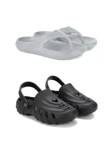 DRACKFOOT Men Pack Of 2 Flip Flops