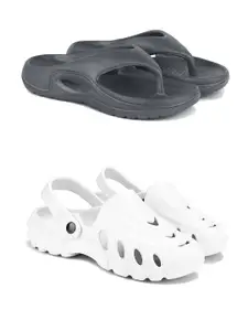 DRACKFOOT Men Pack Of 2 Flip Flops