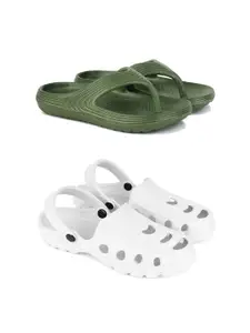 DRACKFOOT Men Pack Of 2 Flip Flops