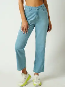 Kraus Jeans Women Straight Fit High-Rise Jeans