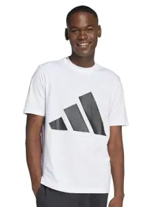 ADIDAS Brand Logo Printed Cotton Tshirts